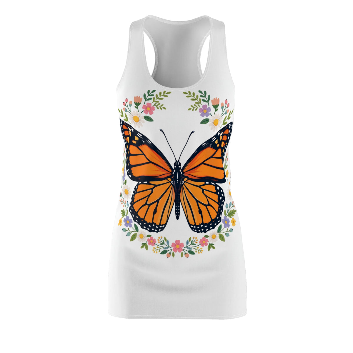 "Butterfly Meadow" Dress – Women's Racerback Dress