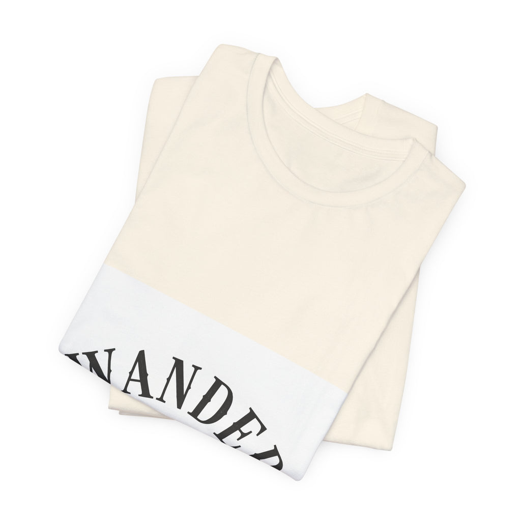Wander Typography Tee