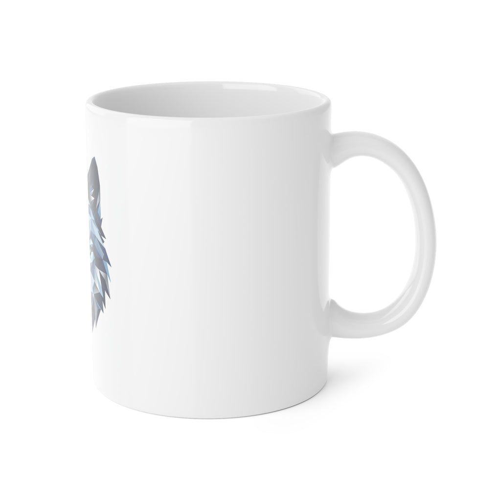 "Arctic Wolf" Mug – 11oz White Ceramic
