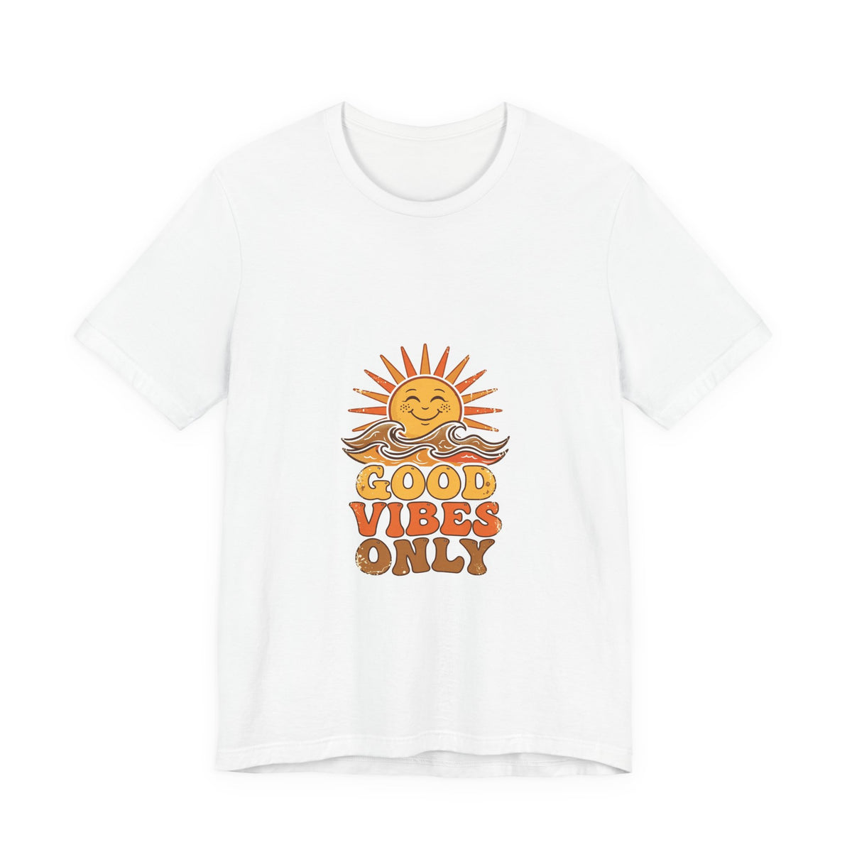"Good Vibes Only" Retro Tee