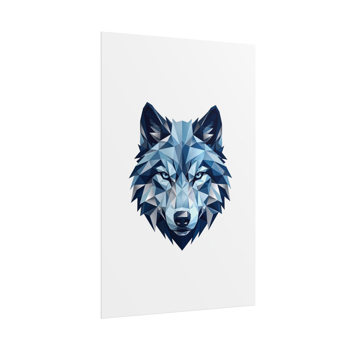 "Arctic Wolf" Art Print – 12″ x 18″ Poster