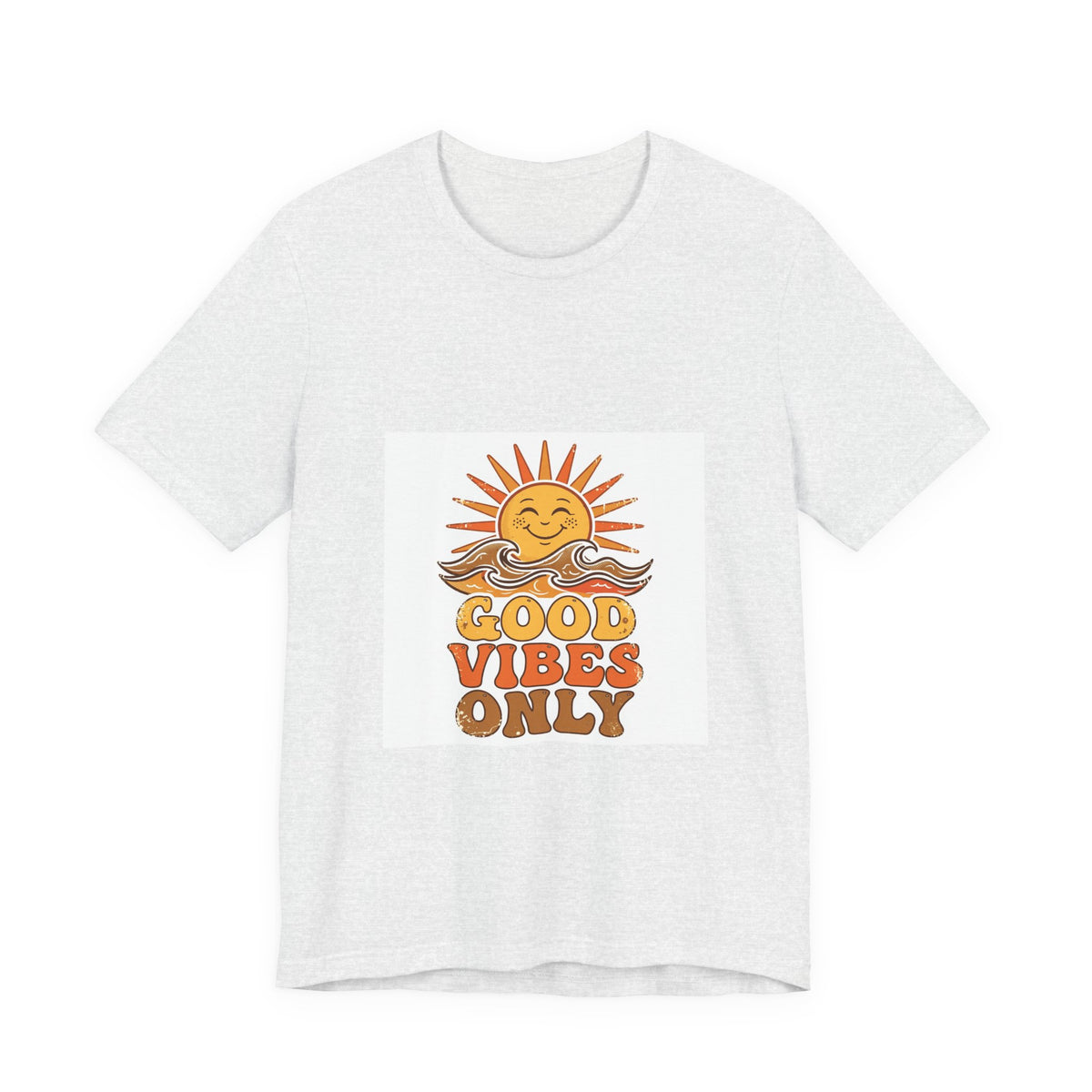 "Good Vibes Only" Retro Tee
