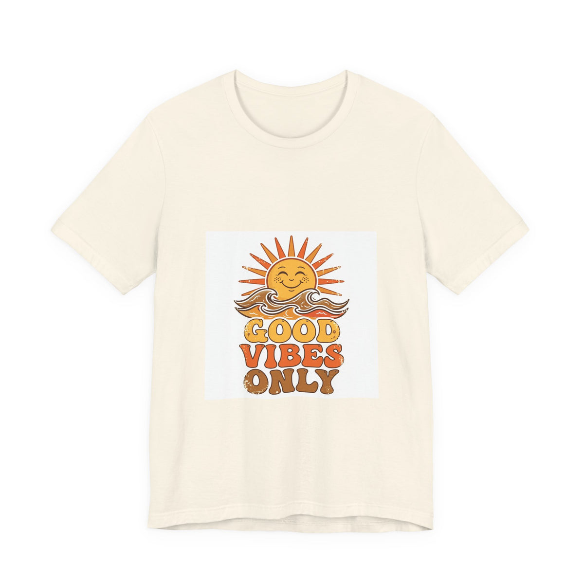 "Good Vibes Only" Retro Tee