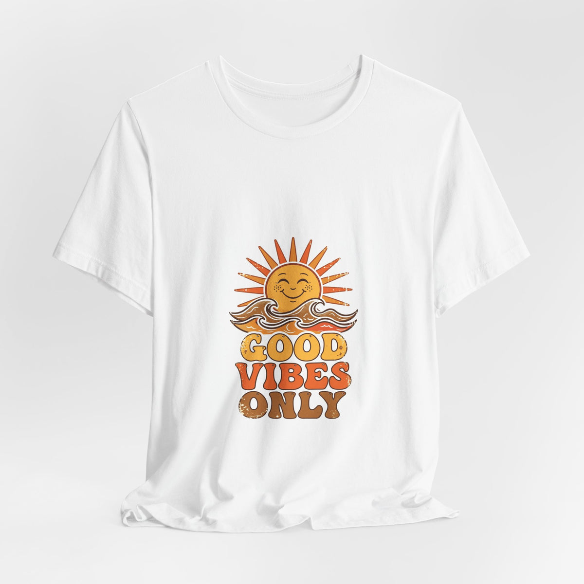 "Good Vibes Only" Retro Tee