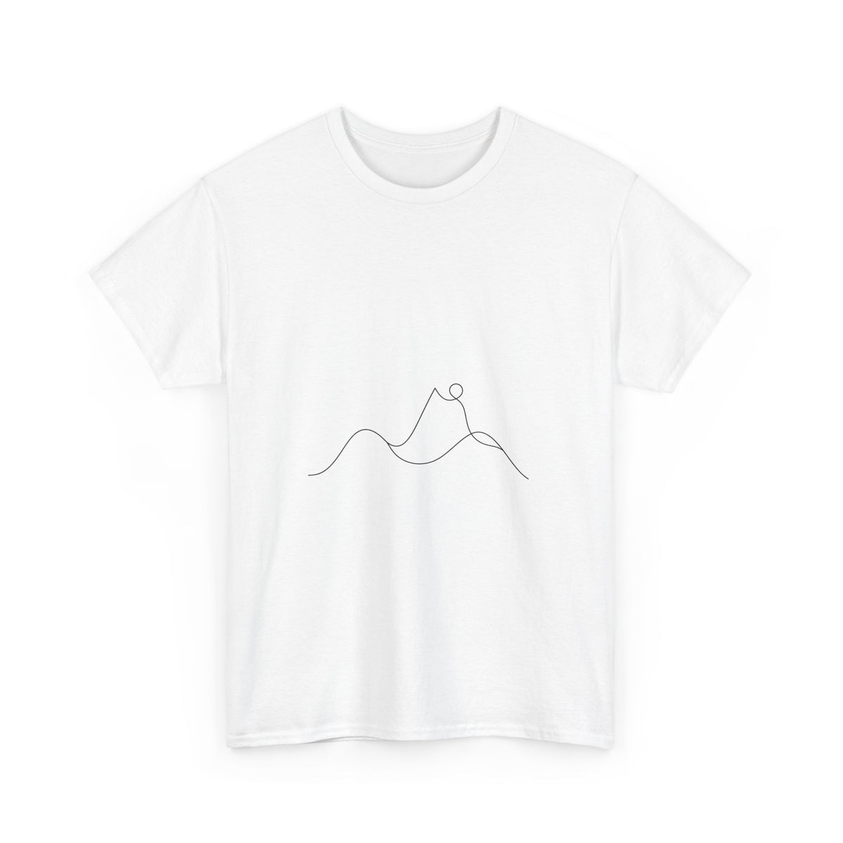 "Mountain Line" Minimalist Tee
