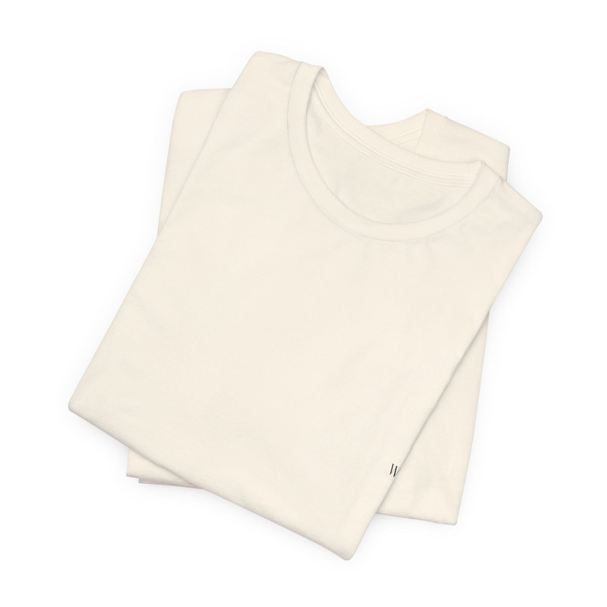 "Essential W" Natural Tee
