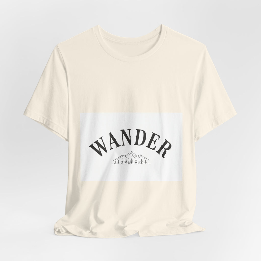 Wander Typography Tee