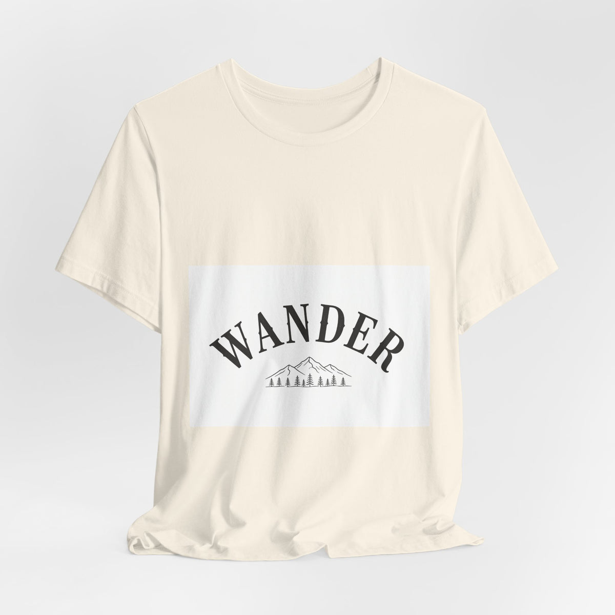 Wander Typography Tee