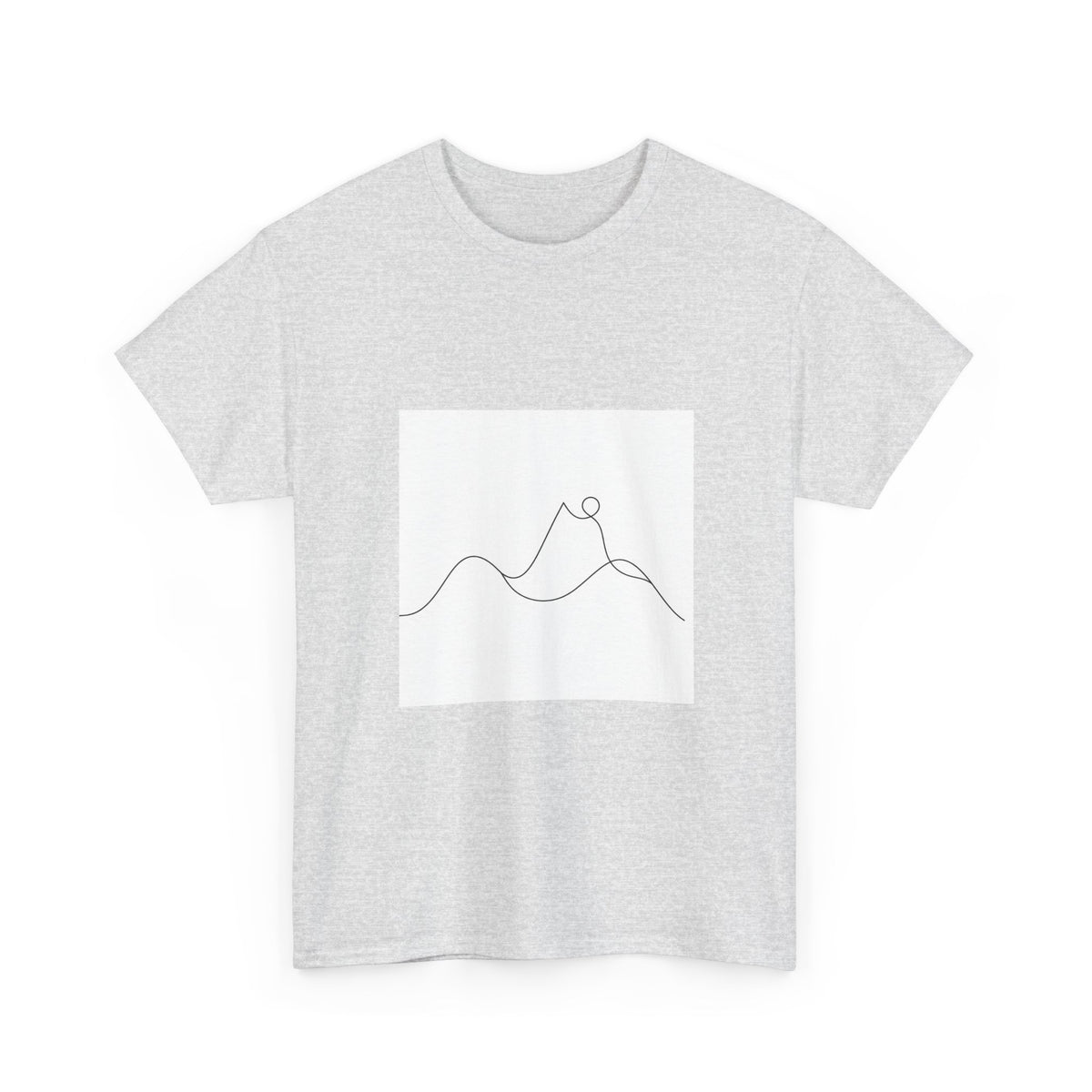 "Mountain Line" Minimalist Tee