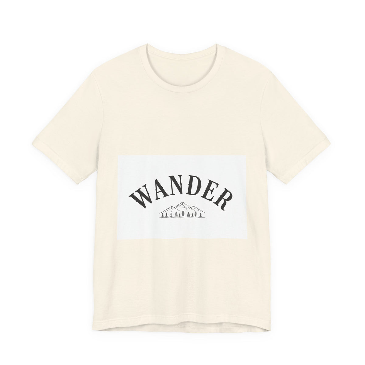 Wander Typography Tee