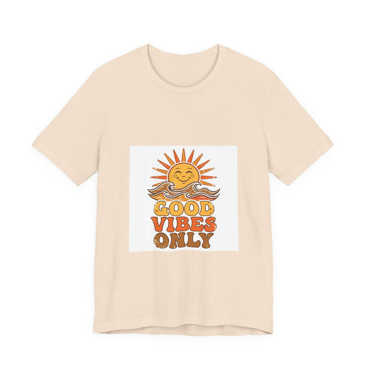 "Good Vibes Only" Retro Tee