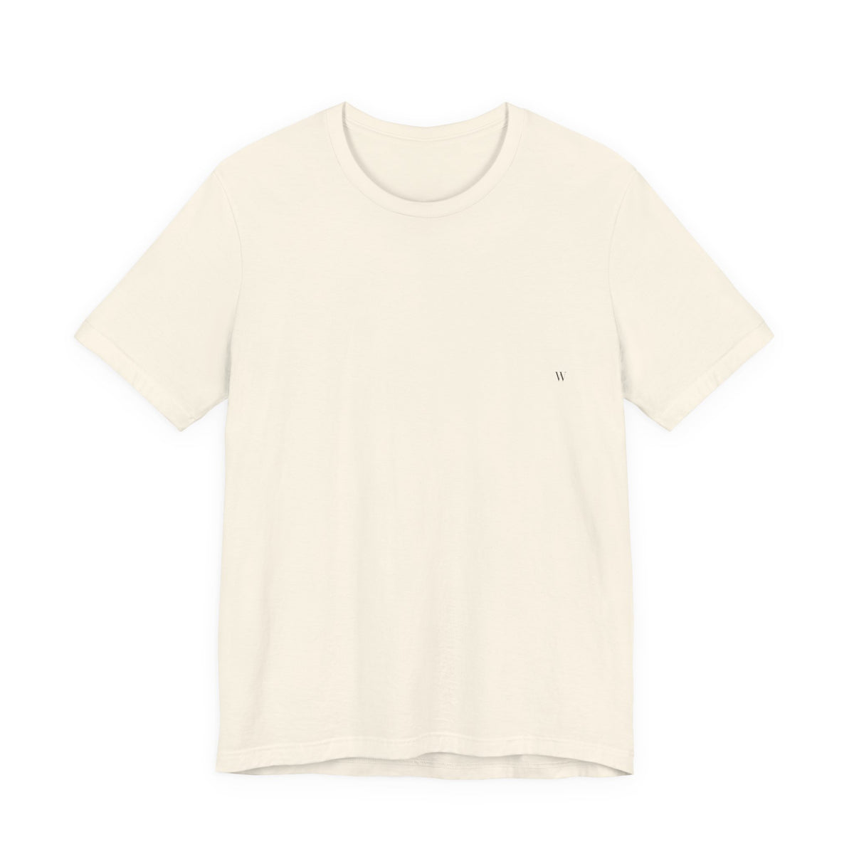 "Essential W" Natural Tee