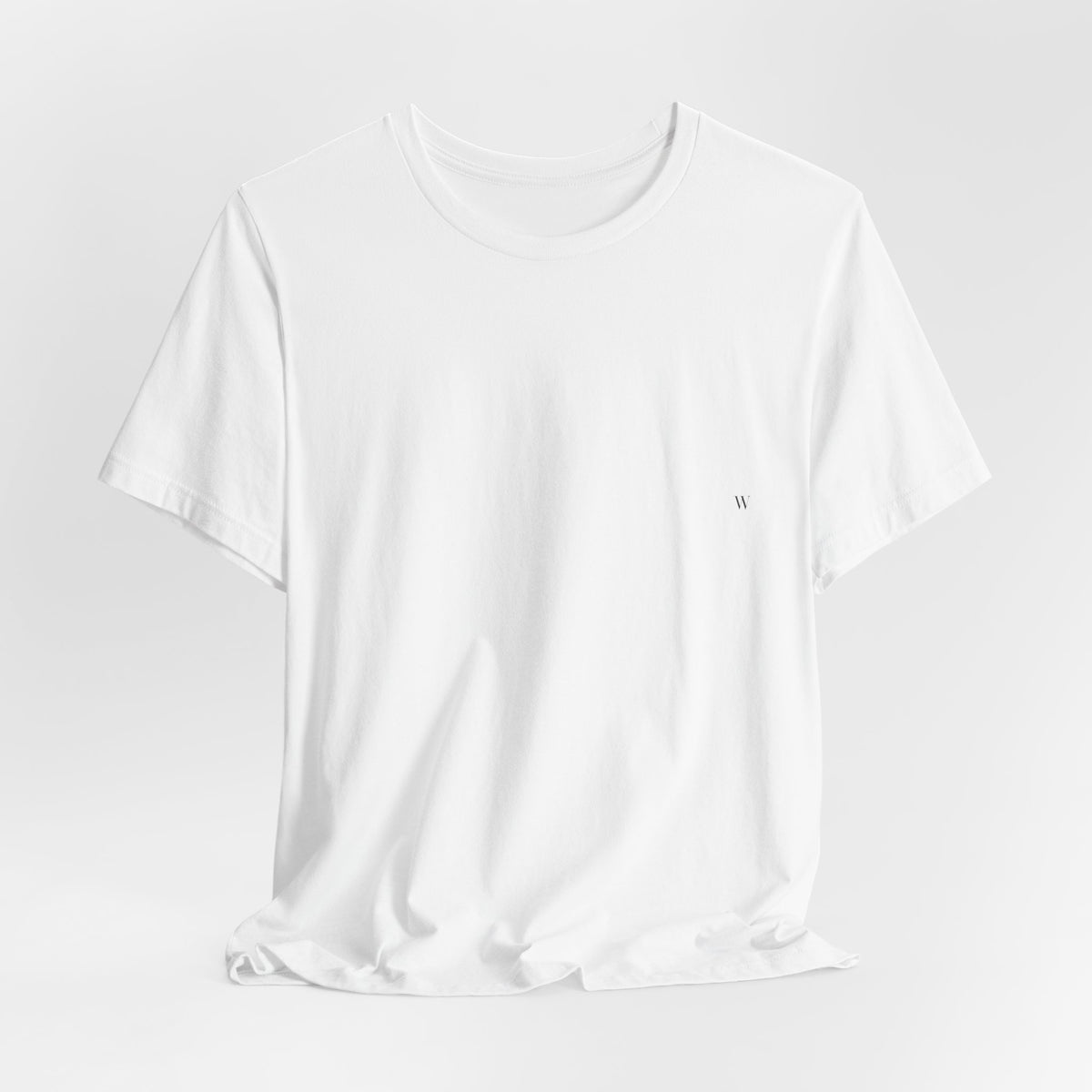 "Essential W" White Tee