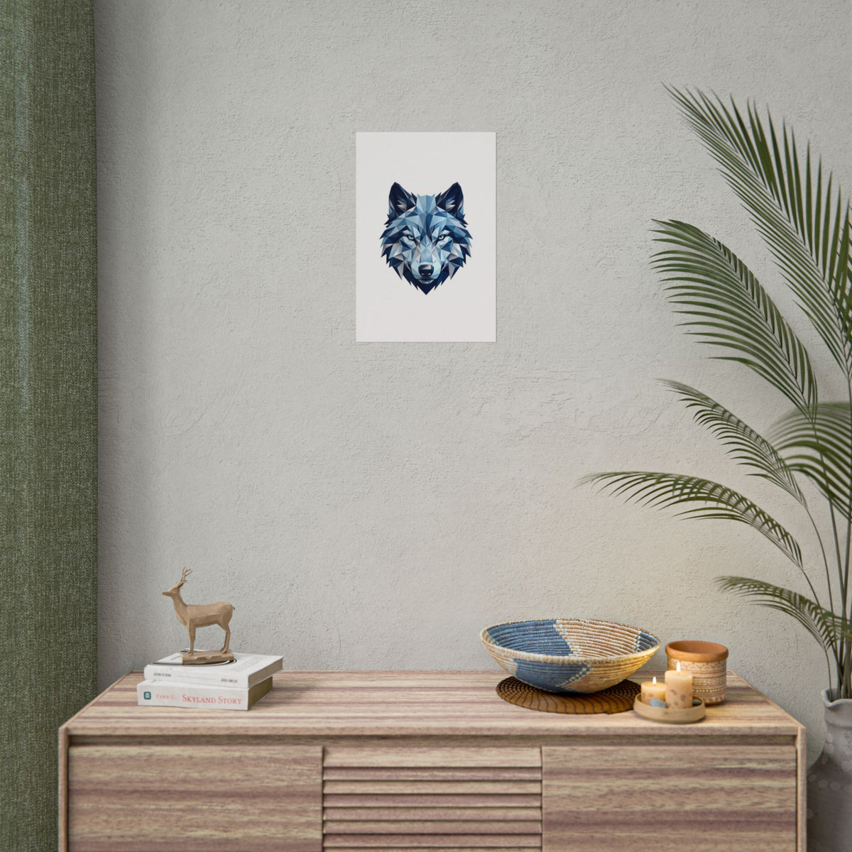 "Arctic Wolf" Art Print – 12″ x 18″ Poster