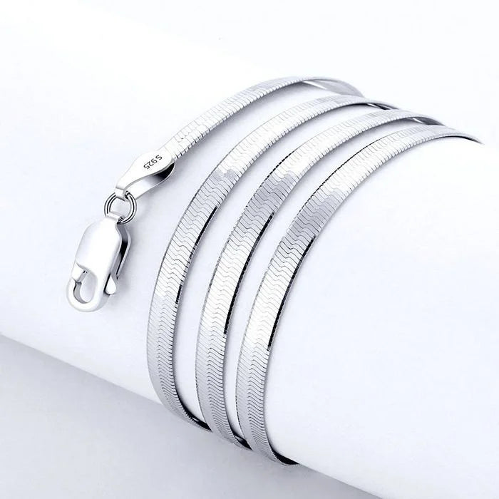 Necklace – 925 Sterling Silver Blade Chain Necklace