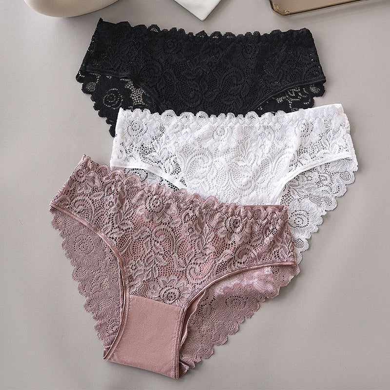Underwear – Floral Lace Panty 3-Pack