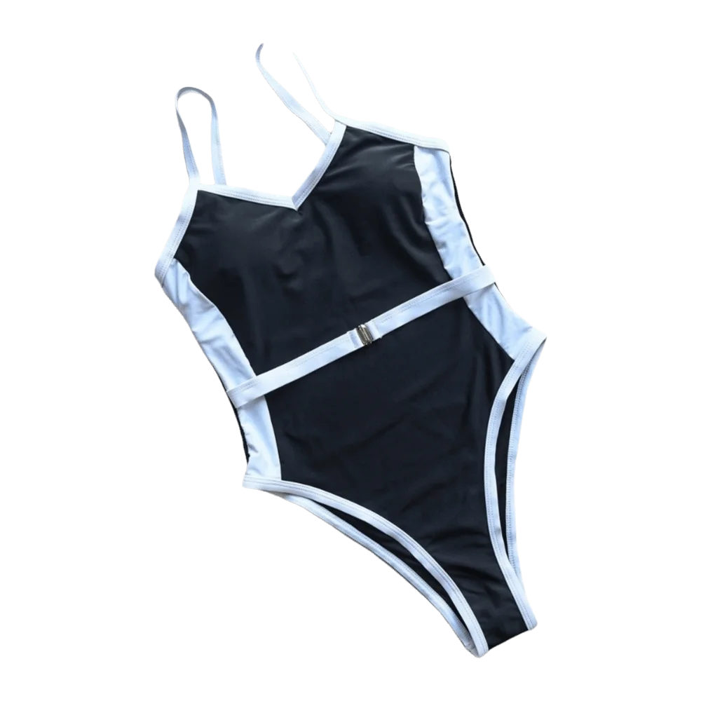 Swimsuit – High-Waist Push-Up Bodysuit Swimsuit