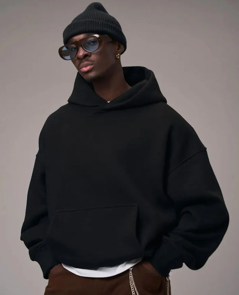 Hoodie – Classic Solid Oversized Hoodie