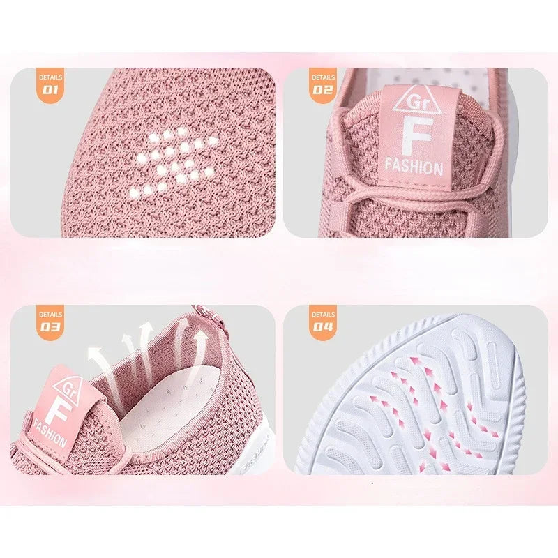 Shoes – Breathable Platform Casual Sneakers