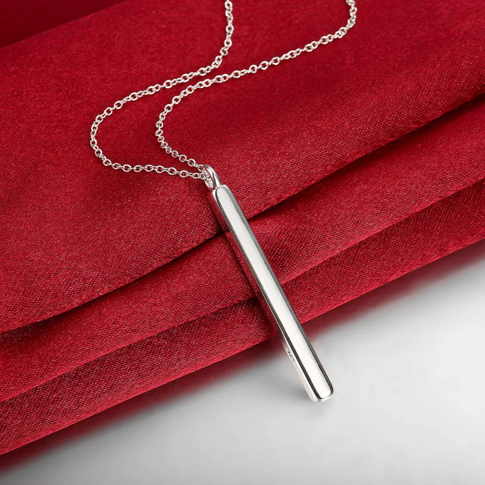 Necklace – 925 Sterling Silver Fashion Pendant Necklace