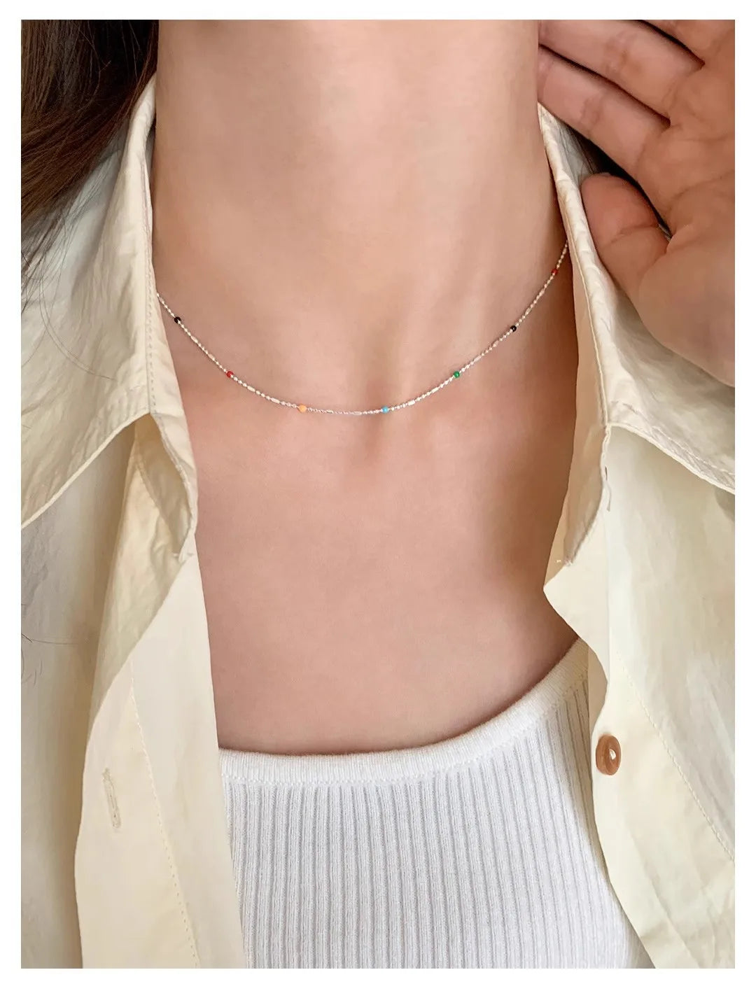 Necklace – 925 Sterling Silver Geometric Pendant Necklace