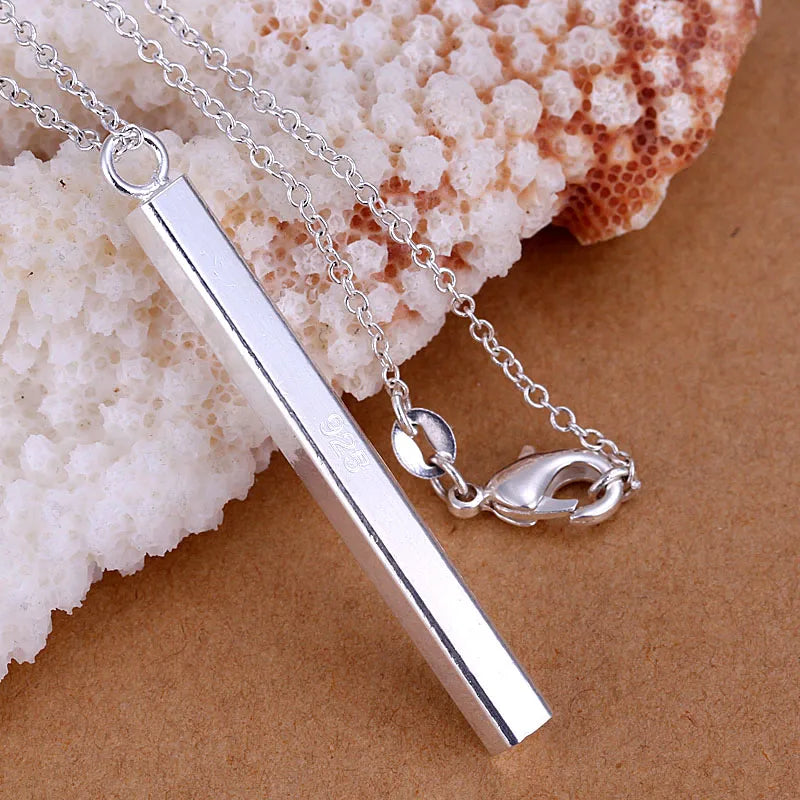 Necklace – 925 Sterling Silver Fashion Pendant Necklace