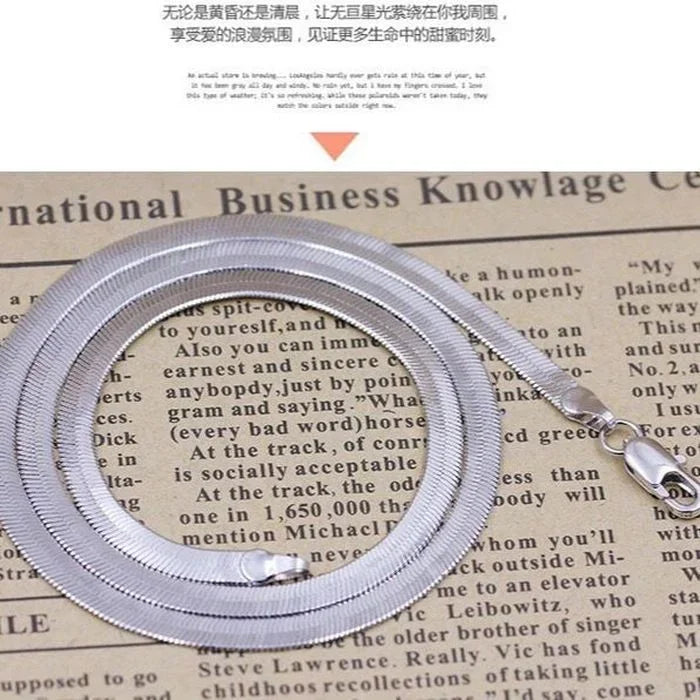 Necklace – 925 Sterling Silver Blade Chain Necklace