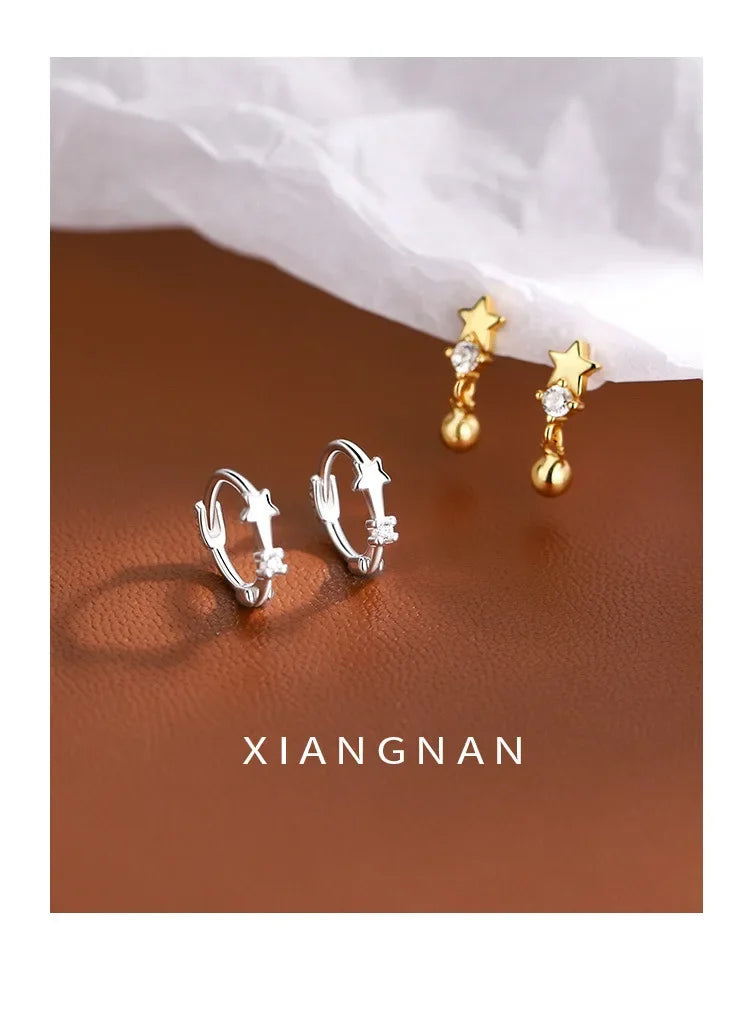 Earrings – Zircon Star Stud Earrings