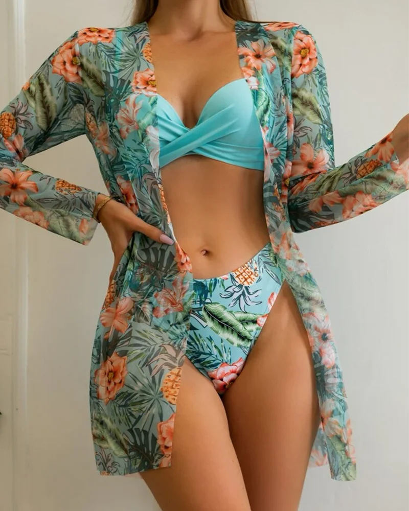 Wildmark Women's Floral Push-Up Bikini