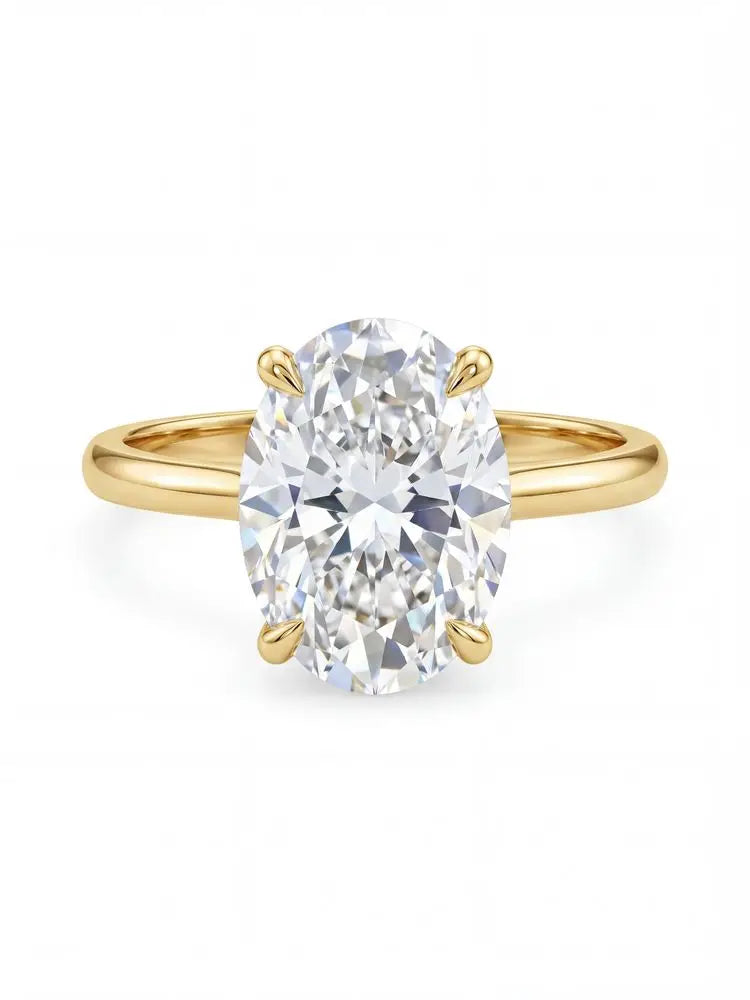 Ring – 1-8CT Zircon Oval Stone Ring