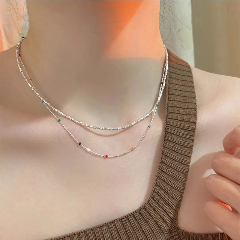 Necklace – 925 Sterling Silver Geometric Pendant Necklace