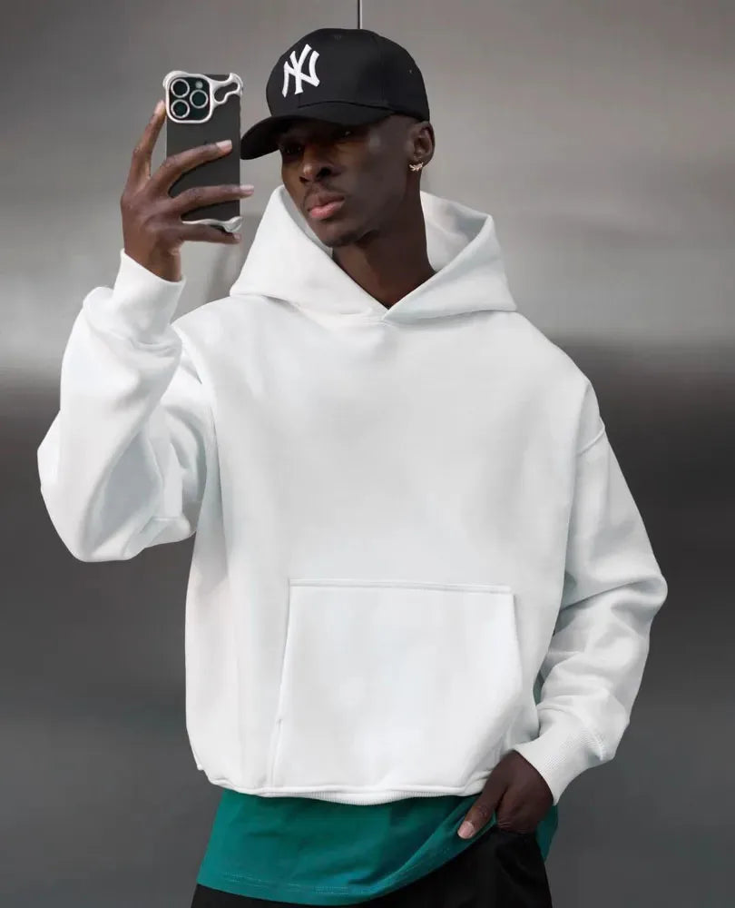 Hoodie – Classic Solid Oversized Hoodie