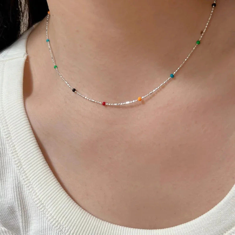 Necklace – 925 Sterling Silver Geometric Pendant Necklace