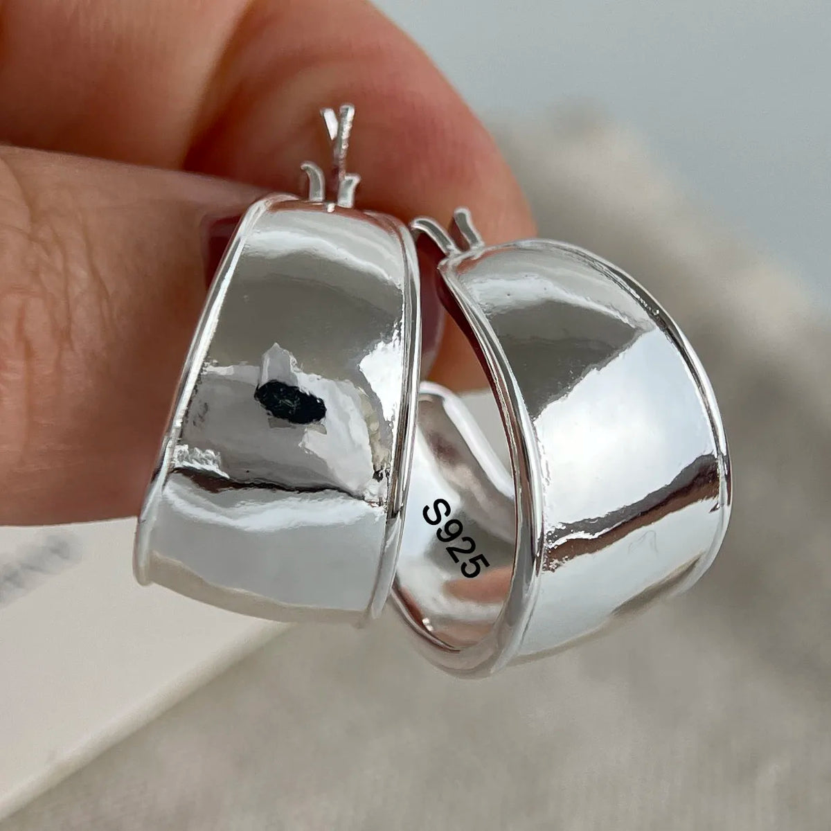 Earrings – 925 Sterling Silver Fashion Stud Earrings