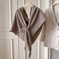 Scarf – Warm Triangle Knit Winter Shawl