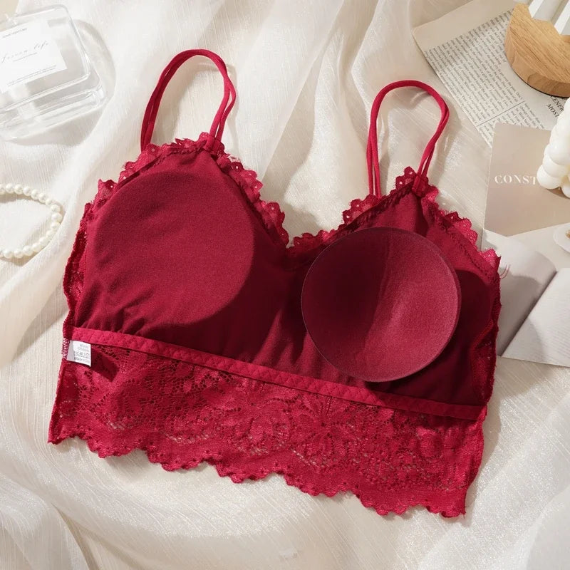 Underwear – Hollow-Out Lace Bra and Panty Set