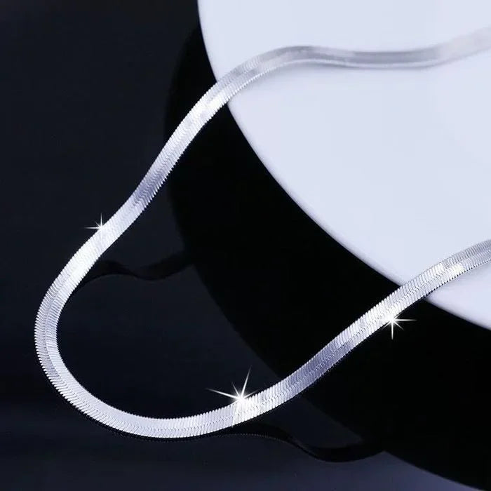 Necklace – 925 Sterling Silver Blade Chain Necklace
