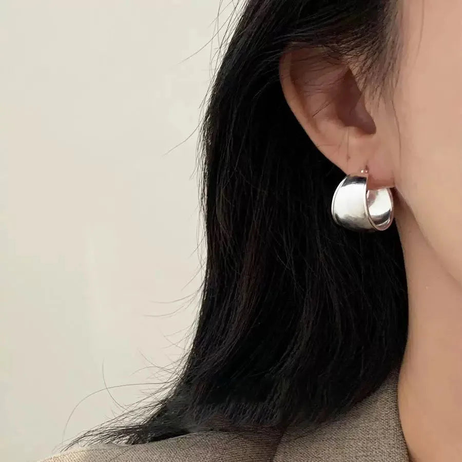 Earrings – 925 Sterling Silver Fashion Stud Earrings