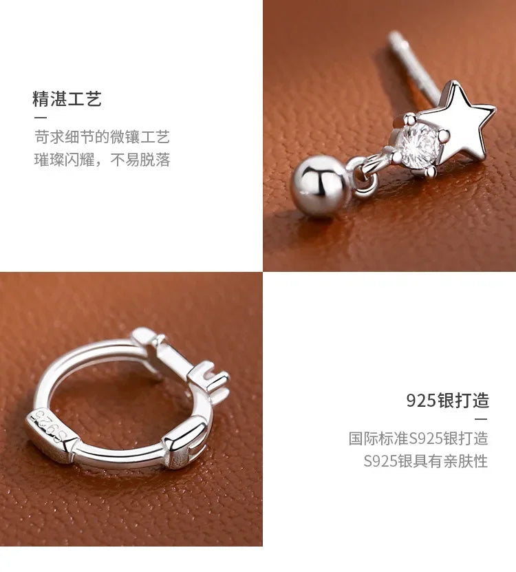 Earrings – Zircon Star Stud Earrings