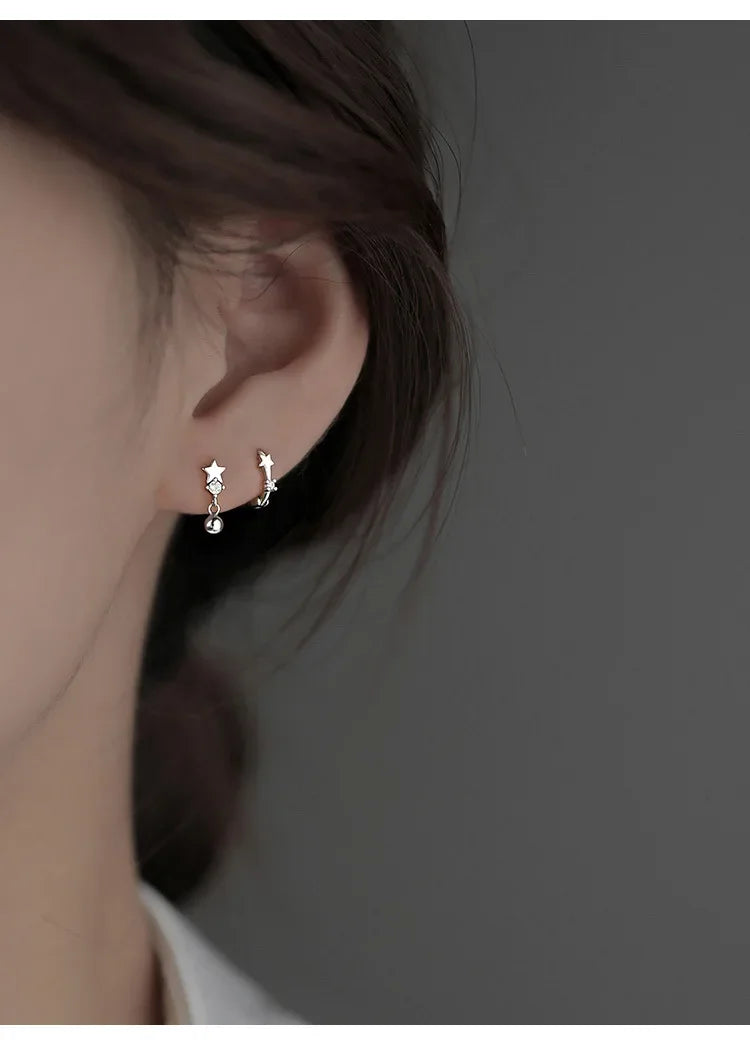 Earrings – Zircon Star Stud Earrings