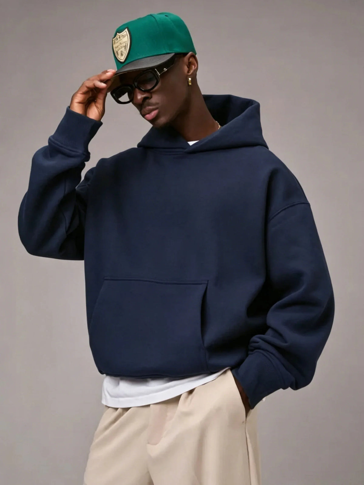 Hoodie – Classic Solid Oversized Hoodie