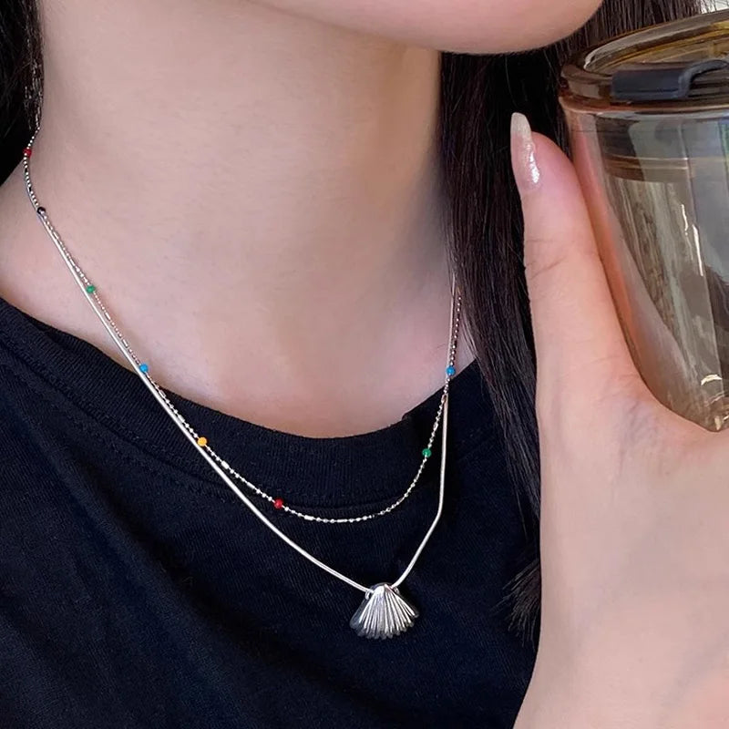 Necklace – 925 Sterling Silver Geometric Pendant Necklace