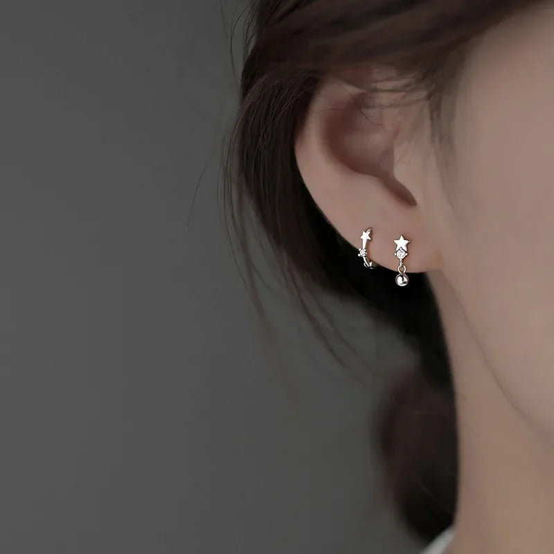 Earrings – Zircon Star Stud Earrings