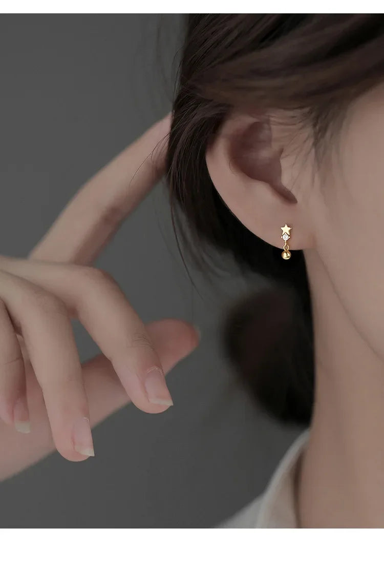 Earrings – Zircon Star Stud Earrings