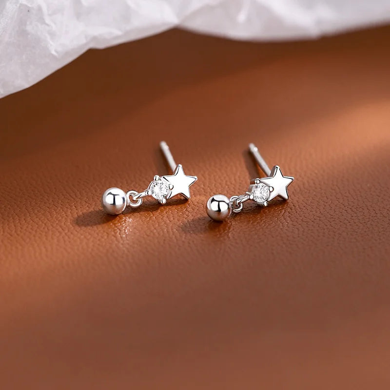 Earrings – Zircon Star Stud Earrings