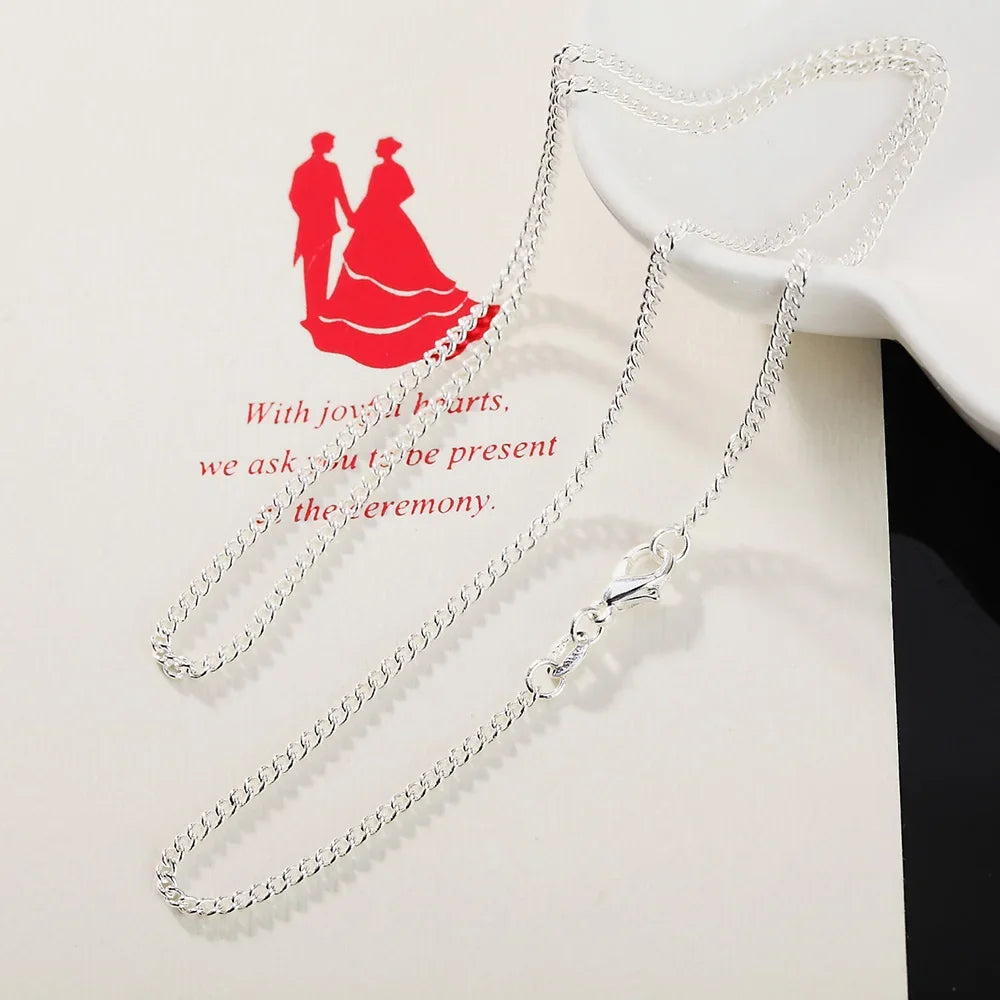 Necklace – 925 Sterling Silver Chain Necklace