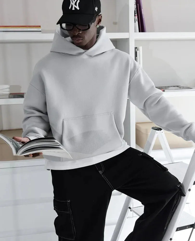Hoodie – Classic Solid Oversized Hoodie