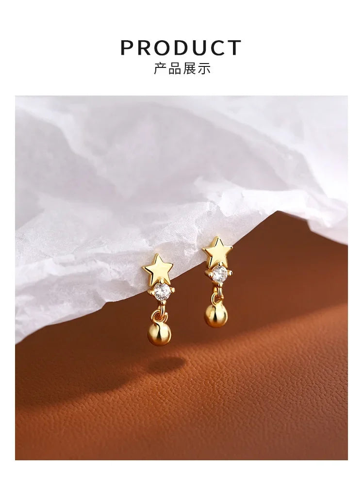 Earrings – Zircon Star Stud Earrings