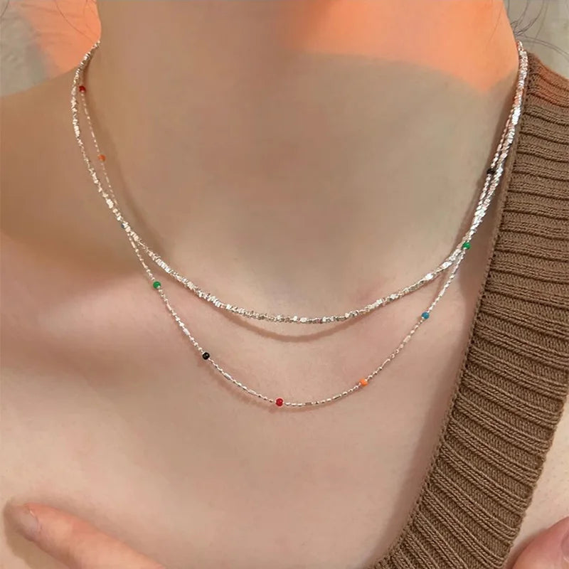 Necklace – 925 Sterling Silver Geometric Pendant Necklace