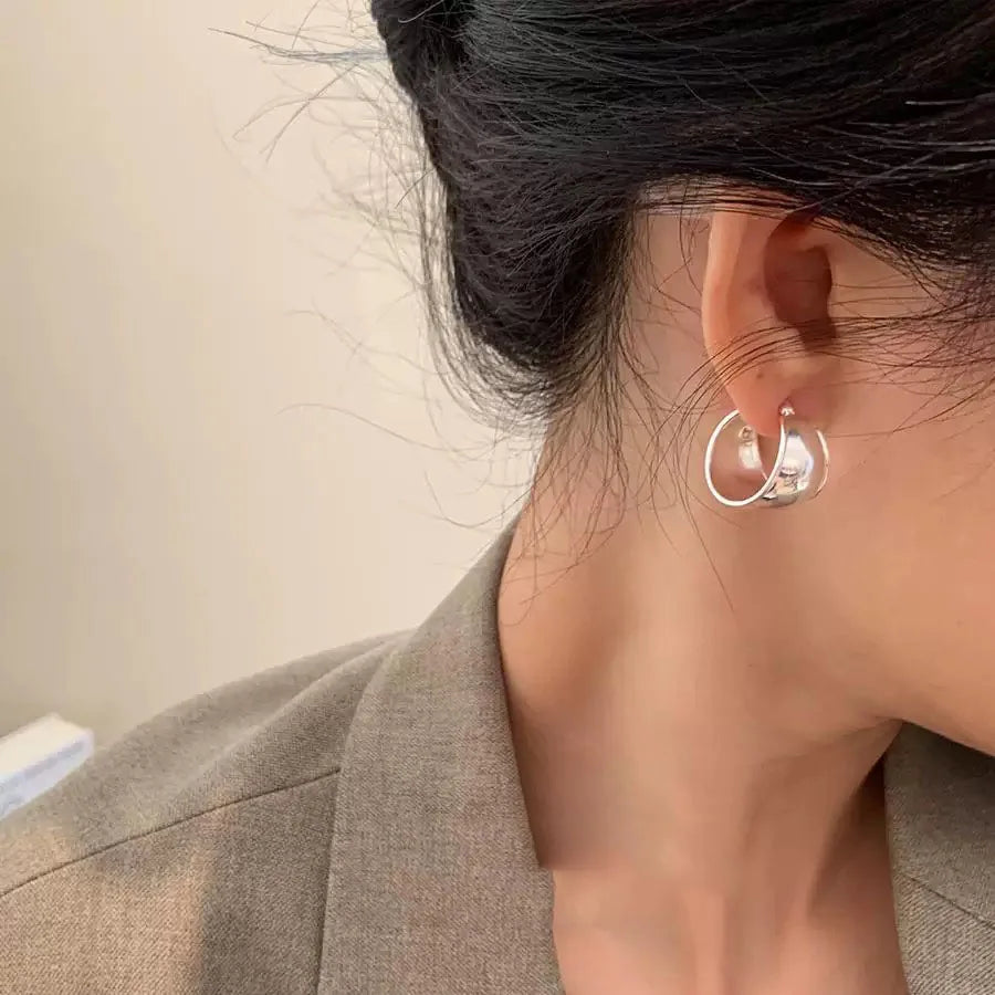 Earrings – 925 Sterling Silver Fashion Stud Earrings